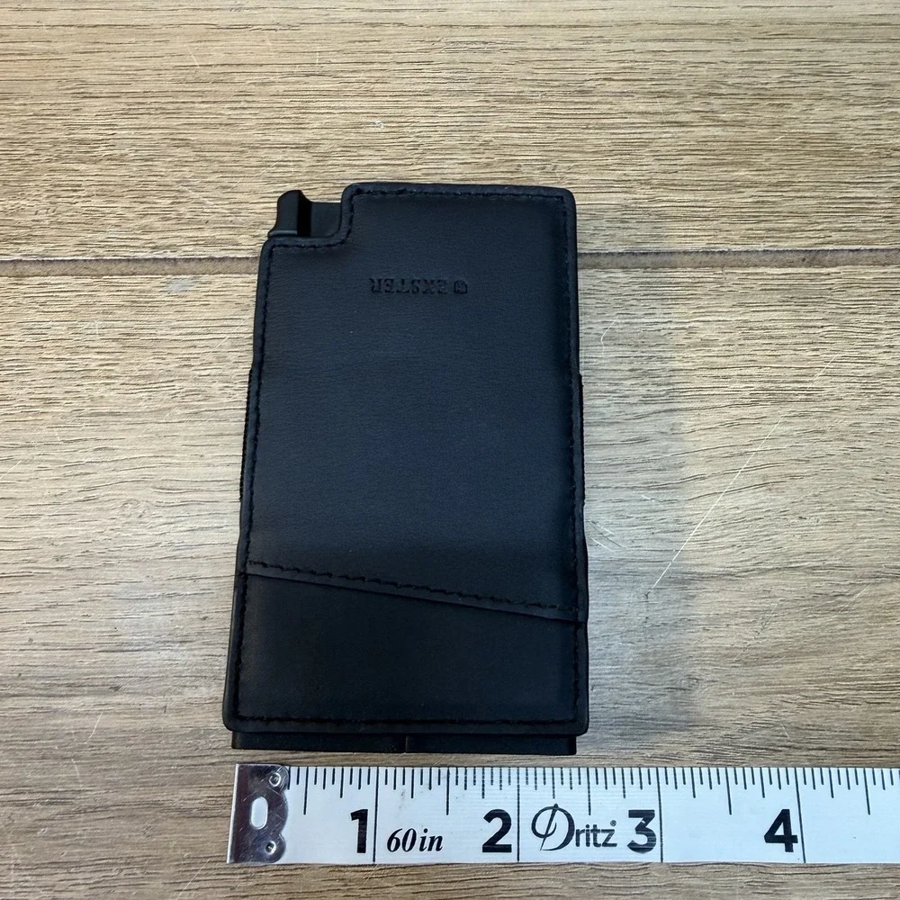 Ekster Leather Senate Card Wallet Slim in Nappa Black Smart Cash Cards